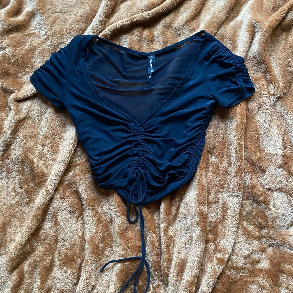 Urban Outfitters Sheer Crop Top